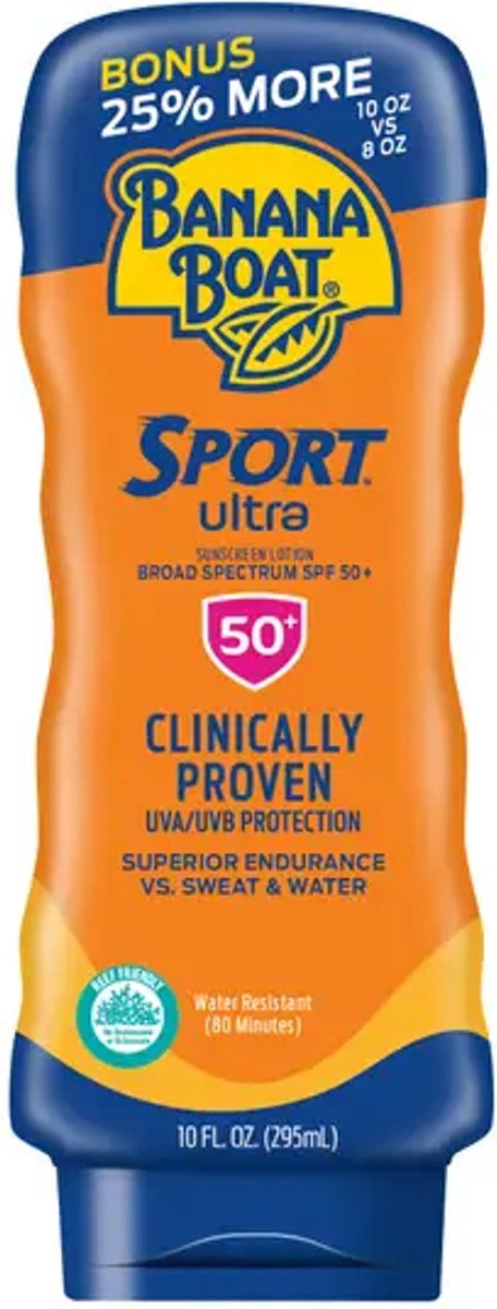 Goedkoopste Banana Boat Ultra Sport Sunscreen Lotion SPF 50 295ml