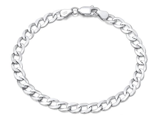 Zilveren Schakelarmband Met Bolletjes En Drie Gladde Hartjes 17 20cm Zia2531 Zia2531