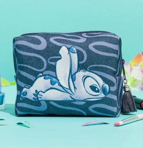 Mad Beauty Disney Stitch make-uptasje van denim
