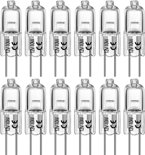 10-PACK - G4 HALOGEEN LICHTBRON - 10 WATT - 12V - DIMBAAR