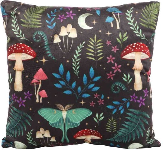 Foto: Something different 35cm square dark forest print kussen multicolours