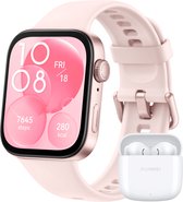 HUAWEI WATCH FIT 3 Smartwatch - Roze - met gratis cadeau Freebuds SE 2