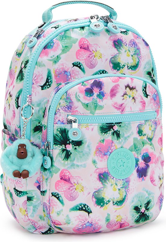 Rose Petit Sac Ã Dos Kipling Sac à Dos Rose Pâle, Compartiments