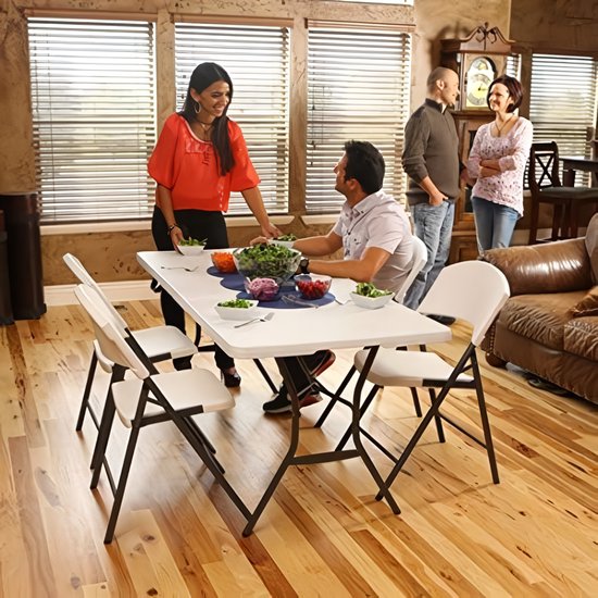 MaxxGarden Klaptafel XXL 244x74 Cm - Opvouwbare Campingtafel, Tuintafel & Buffettafel