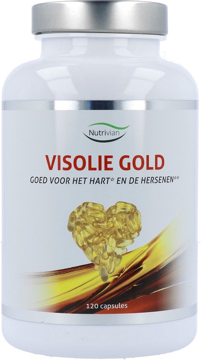Bol.com Nutrivian Visolie gold 1000 mg EPA/DHA 120 Capsules aanbieding
