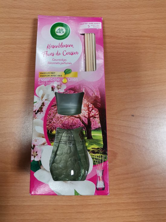 Airwick fragrance sticks essential oils cherry blossom 33 ml