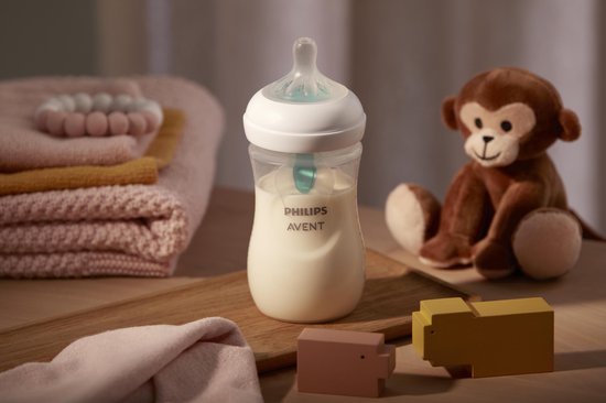 Philips Avent Réflexe de succion naturel - Vitesse 0+ Mois, Lot de 2 - SCY962/02 - Tétines de bouteille