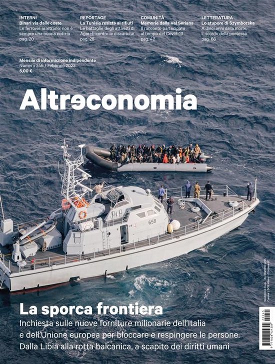 Altreconomia 245 - Febbraio 2022 - cover