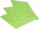 5x Rollen kraft kaftpapier groen 200 x 70 cm - cadeaupapier / kadopapier / boeken kaften