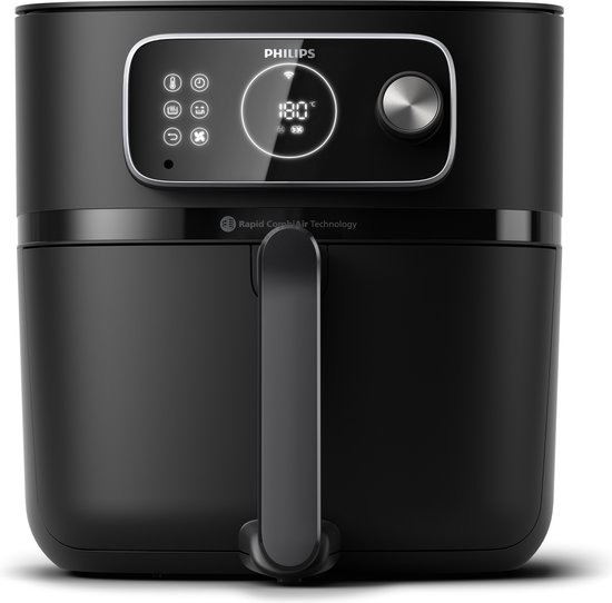 Philips 7000 Series Airfryer – Combi XXL Connected – HD9876/90 – Rapid CombiAir – 8.3L – Tot 6 Personen