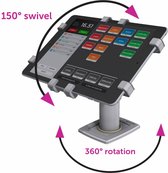 Gripzo 360 Tablet Stand Swivel & Rotate 7-11" tablets