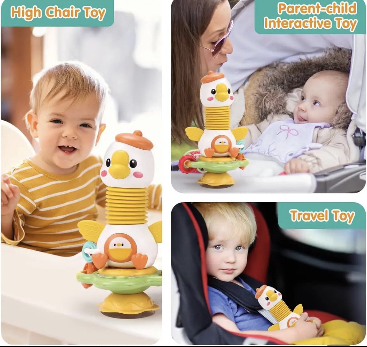 Baby speelgoed- Montessorisch Speelgoed - Educatief speelgoed - Montessori speelgoed - Sensorisch speelgoed-0- 24 Maanden - Ontwikkeling - Baby -Fijne moteriek -met Liedjes & Geluiden — afbeelding 6