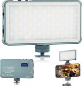 Bol.com MOJOGEAR Lumi Bicolor LED-lamp 6.5W Mini - Voor smartphone en camera - 1.500 mAh batterij - Cameralamp/studiolamp/videol... aanbieding