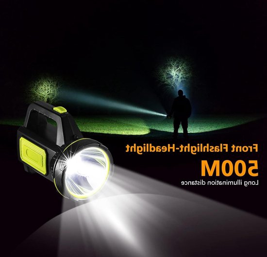 Tinglu 4-Head LED Lampe de Poche Rechargeable Niger