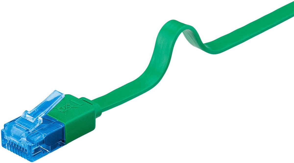 Wentronic CAT6A Netwerkkabel - RJ45 - Groen - 1 m