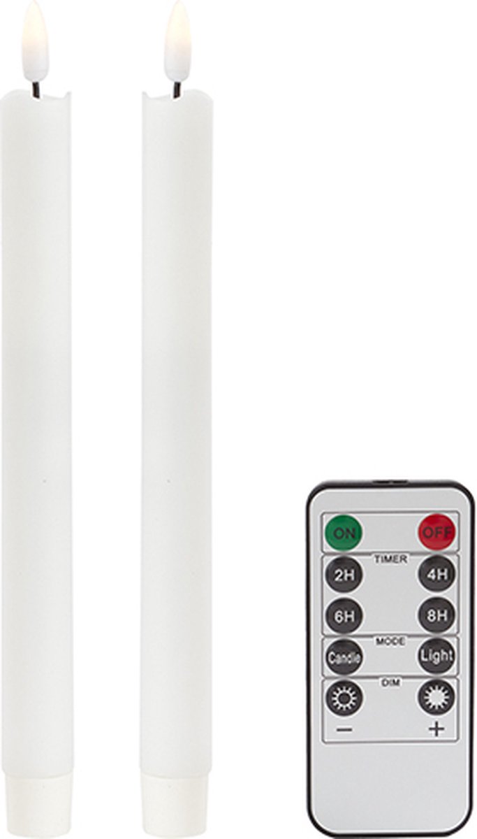Addison Ross kaars 23cm LED White