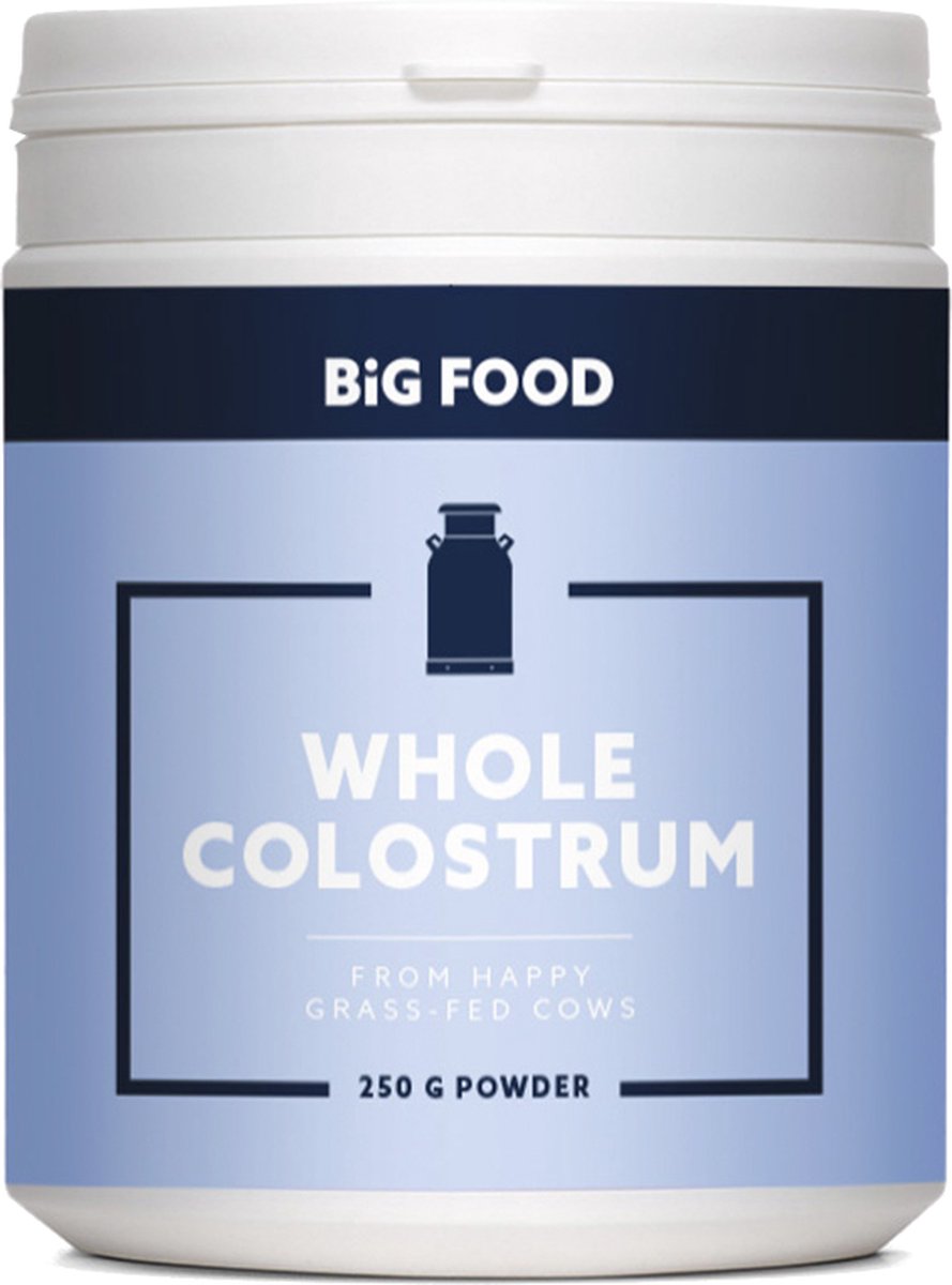 Goedkoopste Big Food - Raw Colostrum Poeder (whole) -250 Gram - de beste kwaliteit Colostrum uit Denemarken (Colodan
