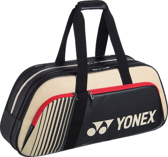 Yonex Active Tournament sporttas 82431WEX - beige / zwart
