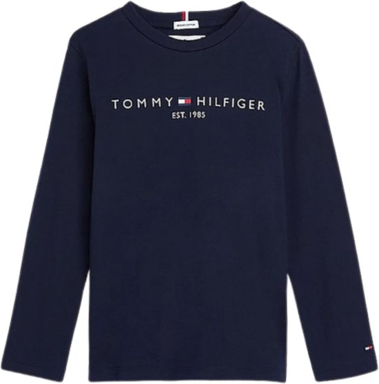 Tommy Hilfiger Essential Tee T-shirt Kids - Unisexe - Ciel du désert - 14 ans
