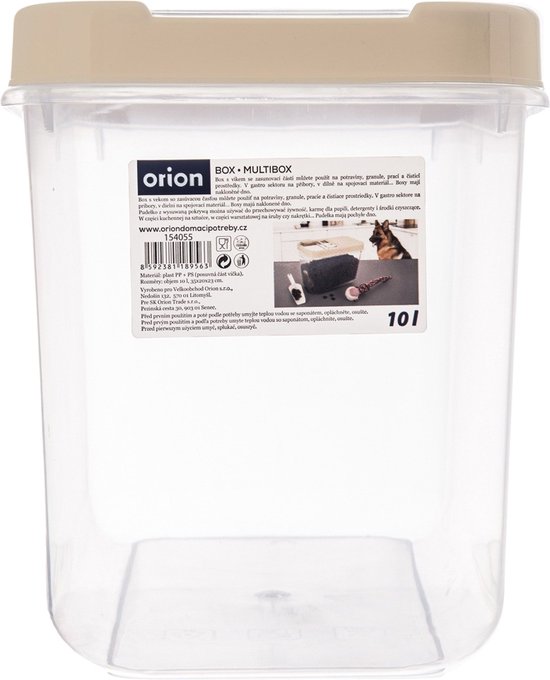 Orion Opbergbox waspoeder - 10 liter - Beige - BPA-vrij ...