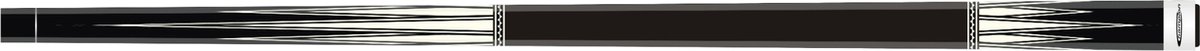 Champion Accurate 6 Point Biljart Keu 12mm 510gram Carambole Zwart