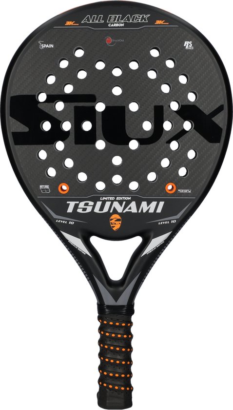 SIUX TSUNAMI ALL BLACK PADEL RACKET