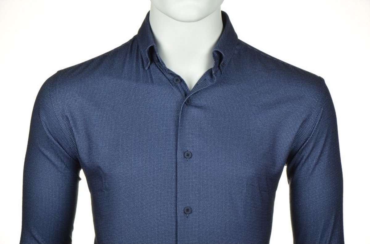 Eden Valley regular fit blauw