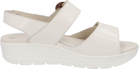 SOLIDUS, Sandalen, dames, Greta 48022-10052 Nappalack creme wit -maat EU:37 1/3 en UK: 4,5