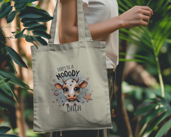 Sac fourre-tout ne soyez pas une salope de mauvaise humeur Funny Tote Bags - sac à bandoulière - Funny Tassen - Fashion sarcastique - Citations - Smile - Souriant - Élégant