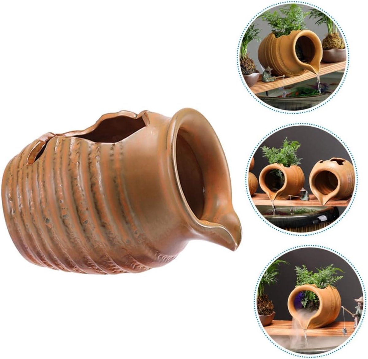 Cascade D'Eau En Céramique à L'Energie Solaire (Terre Cuite) 114,99