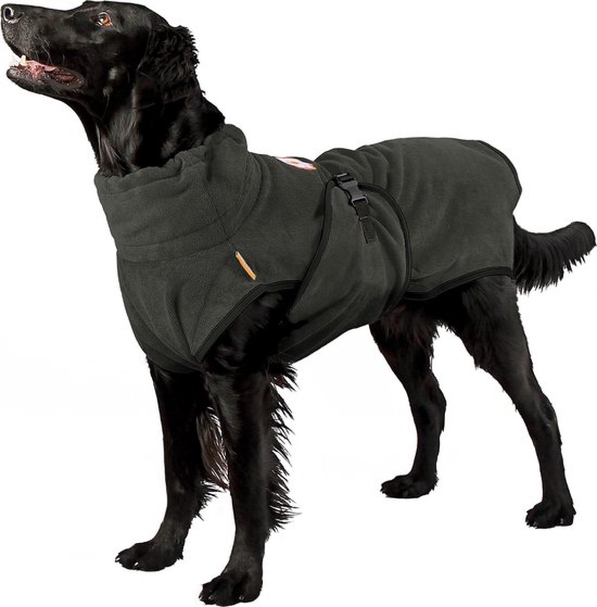 Superfurdogs Hondenbadjas – XL – Antraciet – Sneldrogend & Absorberend