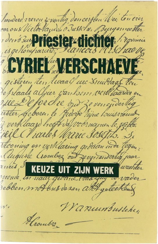 Priester-dichter Cyriel Verschaeve