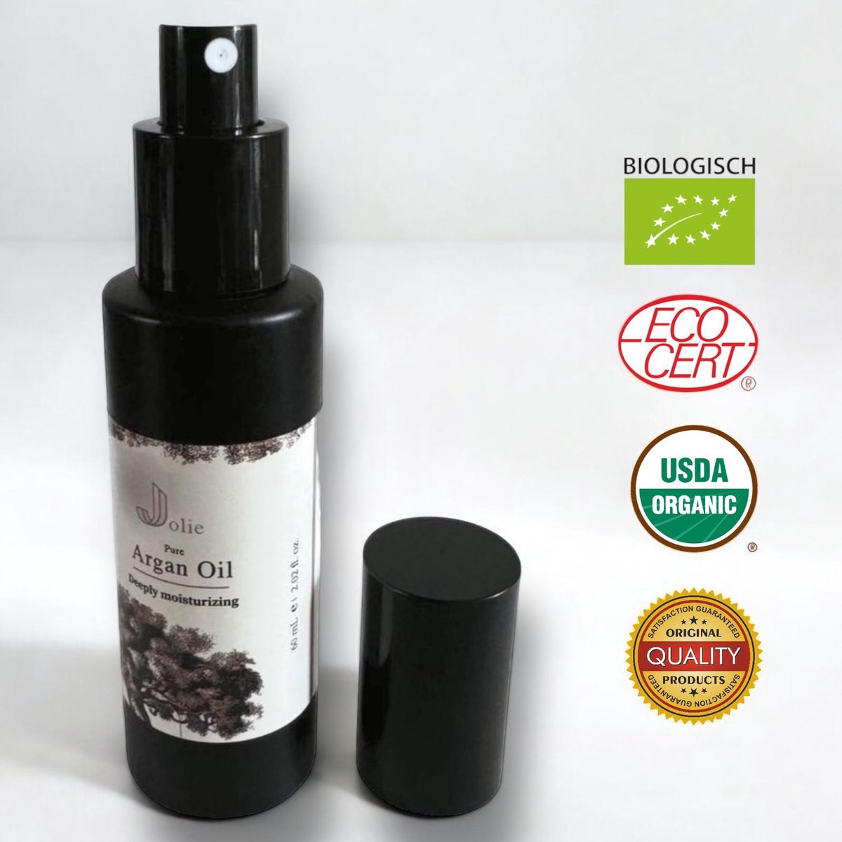 Goedkoopste Jolie by FM - Arganolie - Huidverzorging - Haarverzorging - Baby olie - Aftershave - Nagelriem - 100 Puur - Biologisch - Koudgeperst - Hydraterend