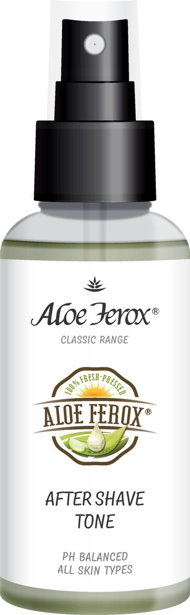 Goedkoopste Aloe Ferox After Shave Lotion 100 ml voor haar/hem/hen - verfrist en verkoelt de huid na het scheren of reinigen - natuurlijk herstel van de pH balans - plantaardig
