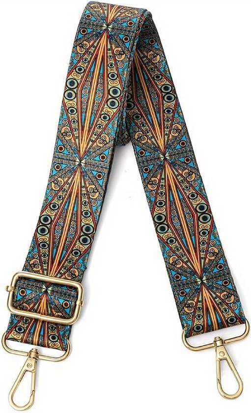 Sangle de sac Paon - Sangle de sac Boho - Sangle de sac Boho - Bandoulière - Bandoulière - Sangle de sac - Poignée de sac à bandoulière - Ceinture de sac - Réglable