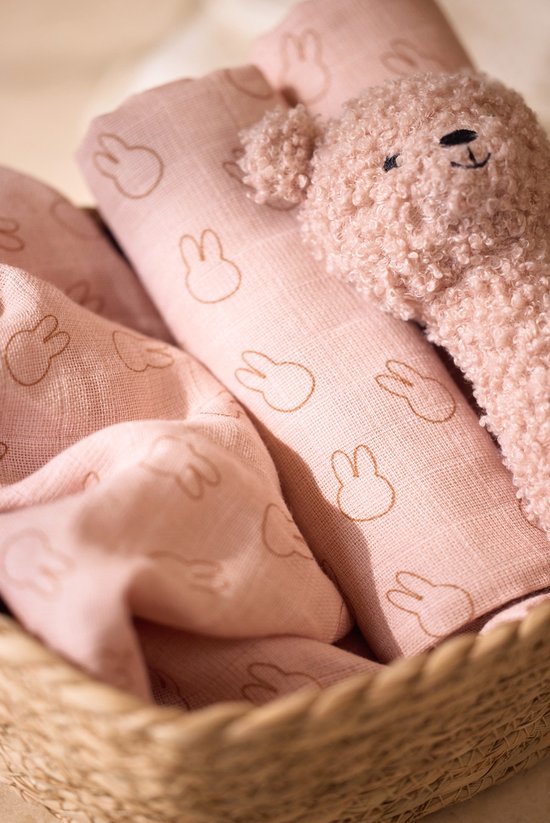 Jollein - Baby Rammelaar - Teddy Bear Wild Rose van Jollein — afbeelding 4