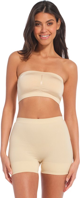 MAGIC Bodyfashion Low Back Short Femme Sous-vêtements sculptants - Latte - Taille M