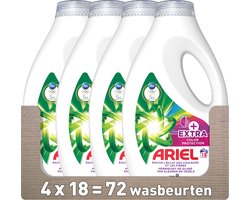 Ariel Vloeibaar Wasmiddel +Extra kleurbescherming - 4 x 18 Wasbeurten