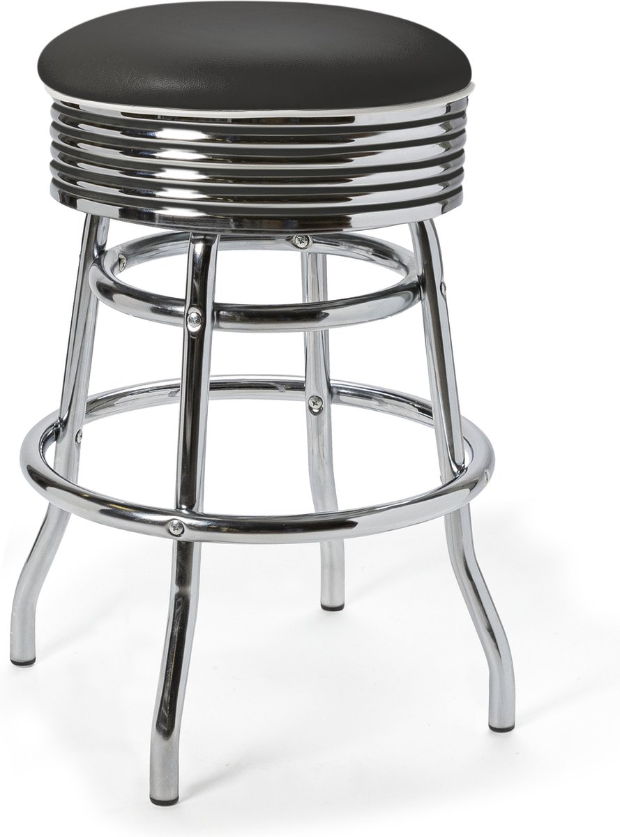 Bel Air Retro Barkruk BS-29-66 Zwart