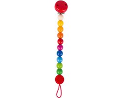 Goki Houten Fopspeenketting Regenboog