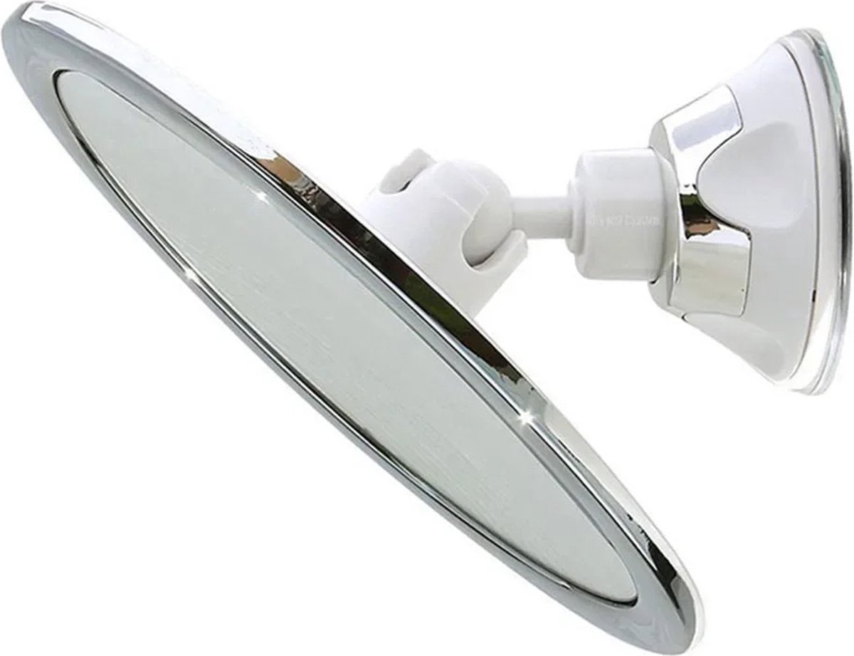 Goedkoopste 360° Draaibare Mistloze Make-up Spiegel met Houder en Zuignap – Douche Spiegel voor Scheren, Badkamer en Wasruimte, Beauty Spiegel