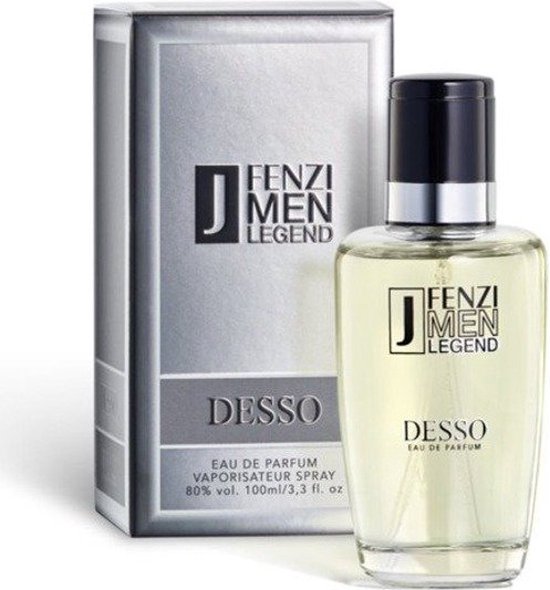 Houtachtig, Kruidige merkgeur voor heren - JFenzi - eau de parfum - Desso Legend - 100ml - 80% ✮✮✮✮✮ - Cadeau Tip !