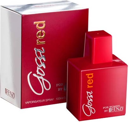 Chypre Fruitige merkgeur voor dames.- JFenzi - Eau de Parfum - Gossi Red - 80% - 100ml ✮✮✮✮✮ Bedankje juf