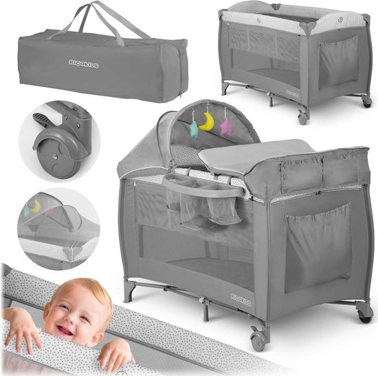 Reiswieg 125x65x78cm RK-242 grijs