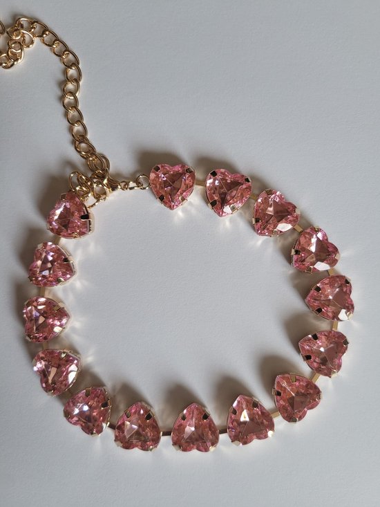 Foto: Roze hartjesketting