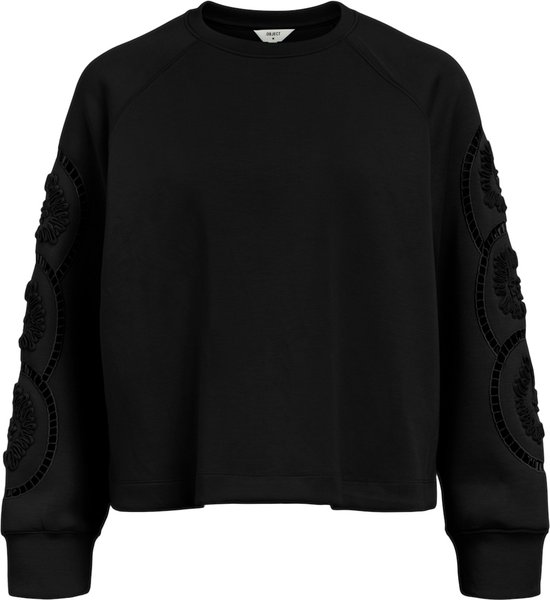 Object OBJREYNARD O NECK PULLOVER - Trui - silver gray/beige