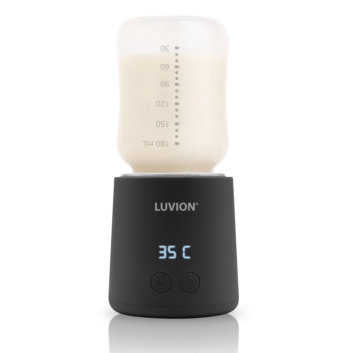 LUVION Ultra Pro Draagbare Flessenwarmer met Roerfunctie