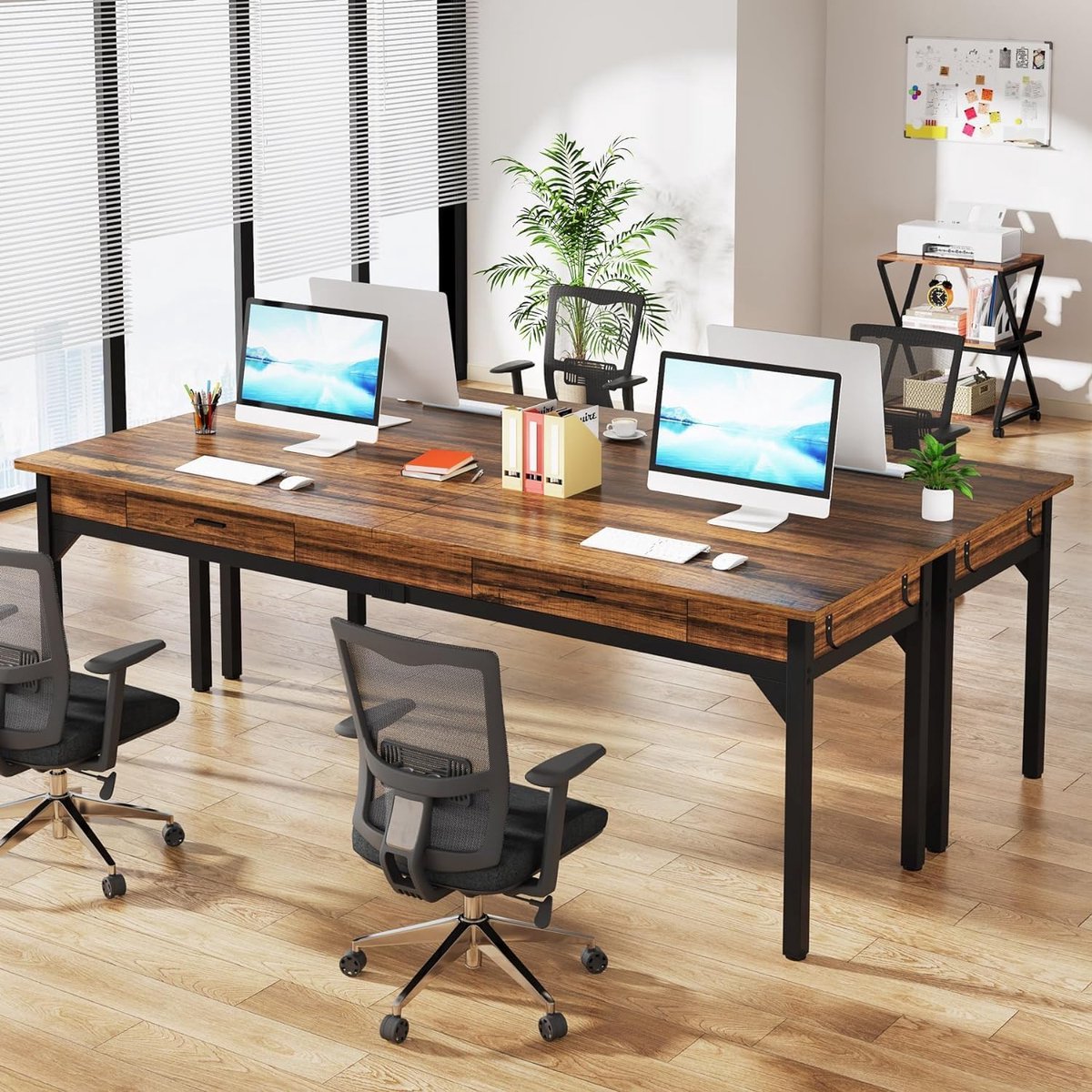 Tribesigns Bureau - Bureau Rustiek Bruin - Computerbureau met een