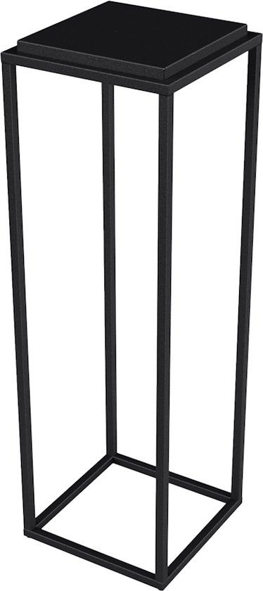 Steellish Light Zuil - Sokkel - Plantenzuil - Zwart Metaal - 110 cm