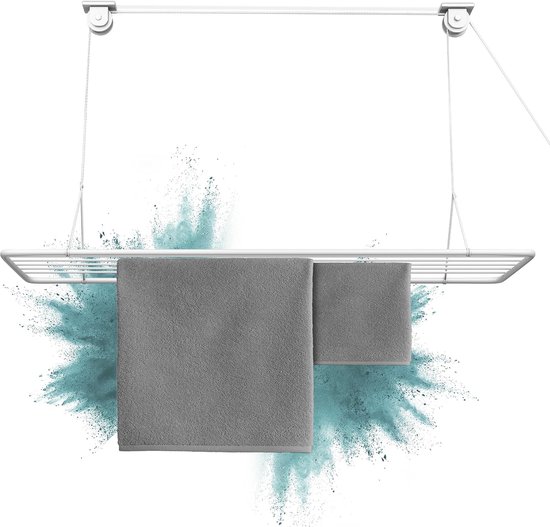 SEIWEI Dubbellaagse truihangdroger, opvouwbaar droogrek, plat te drogen mesh kledinghanger voor trui, delicate kleding en zwemkleding